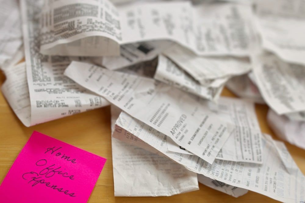 business expenses receipts