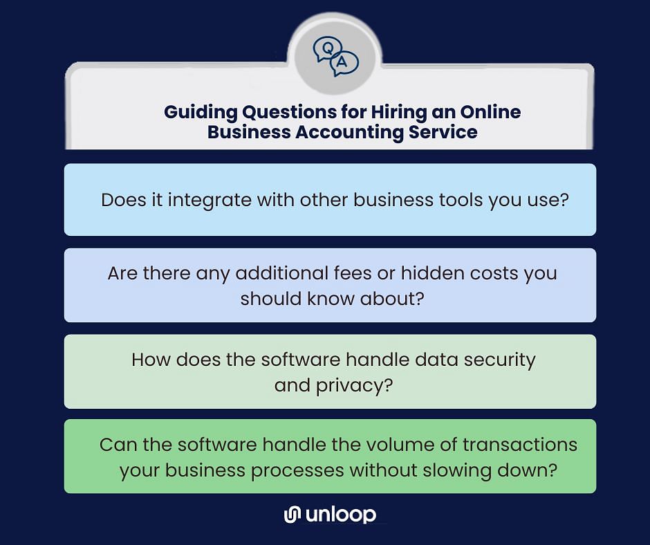 guiding questions for hiring an online business accounting service